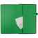 Ежедневник TON BLACK, недатированный, черный с зеленым