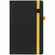 Ежедневник TON BLACK, недатированный, черный с желтым