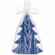 Свеча KNITEAM, елка, синяя