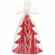 Свеча KNITEAM, елка, красная