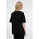 Футболка оверсайз унисекс AVENU, черная, размер XS/S