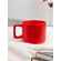 Чашка JUMBO в коробке матовая, красная