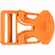 Застежка-пряжка односторонняя TRIDEN, оранжевый неон