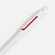 Ручка шариковая DOMINANTA, белая с красным
