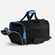 Спортивная сумка FITNEXT, черная с синим