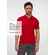 Рубашка поло унисекс TERVISE, красная, размер S