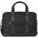 Сумка для ноутбука SANTIAGO с кожаной отделкой, черная