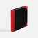 Блокнот ACCENTI MINI, черный с красным