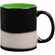 Кружка-хамелеон ON DISPLAY, матовая, черная с зеленым