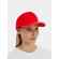 Бейсболка CLASSIC 2.0, красная с белым кантом