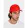 Бейсболка CLASSIC 2.0, красная с белым кантом