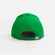 Бейсболка CLASSIC 2.0, ярко-зеленая с белым кантом