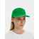Бейсболка CLASSIC 2.0, ярко-зеленая с белым кантом