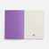 Ежедневник FLAT, недатированный, фиолетовый, VER.2
