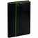 Ежедневник ALANIS, недатированный, черный с зеленым