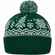 Шапка ELNIK, зеленая с молочно-белым