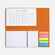 Календарь настольный GRADE, оранжевый