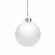 Елочный шар FINERY GLOSS, 8 см, глянцевый белый