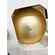 Оформительский шар FINERY, 8 см, матовый золотистый