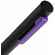 Ручка шариковая INKOLOR, черная с фиолетовым