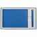 Коробка HORIZON с ложементом под ежедневник и ручку, синяя
