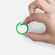 Карабин-кольцо CLAUS, L, зеленый неон