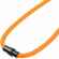 Шнурок для бейджа TUBE WOOD, оранжевый