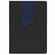 Ежедневник BOOKMARK, недатированный, черный с синим