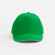 Бейсболка CLASSIC 2.0, ярко-зеленая с белым кантом