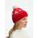 Шапка HOLIDALE, красная с молочным