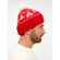 Шапка HOLIDALE, красная с молочным