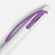 Ручка шариковая BENTO, белая с фиолетовым