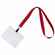 Лента для бейджа NECKBAND, красная