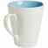Кружка NEW BELL матовая, белая с голубым