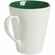 Кружка NEW BELL матовая, белая с зеленым