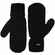 Варежки BRUGGE, черные, размер S/M