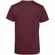 Футболка унисекс E150 INSPIRE (ORGANIC) бордовая, размер 3XL