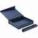 Коробка DUO под ежедневник и ручку, темно-синяя