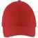 Бейсболка SOLAR, красная с белым