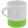 Кружка с силиконовой подставкой PROTEGE, зеленое яблоко