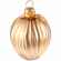 Елочная игрушка «Грецкий орех», золотистая