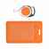Чехол для пропуска с ретрактором DORSET, оранжевый