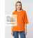 Футболка унисекс оверсайз STREET VIBES, оранжевая, размер XS/S