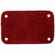 Лейбл кожаный BETA, S, красный