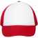 Бейсболка SUNBREAKER, красная с белым