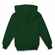 Толстовка с капюшоном детская KIRENGA KIDS, темно-зеленая, 12 лет