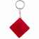 Брелок с рулеткой SQUARE, VER.2, красный