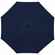 Зонт наоборот складной FUTURUM со светоотражающим кантом, темно-синий