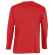 Футболка мужская с длинным рукавом MONARCH 150 красная, размер S