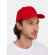 Бейсболка LONG BEACH, красная